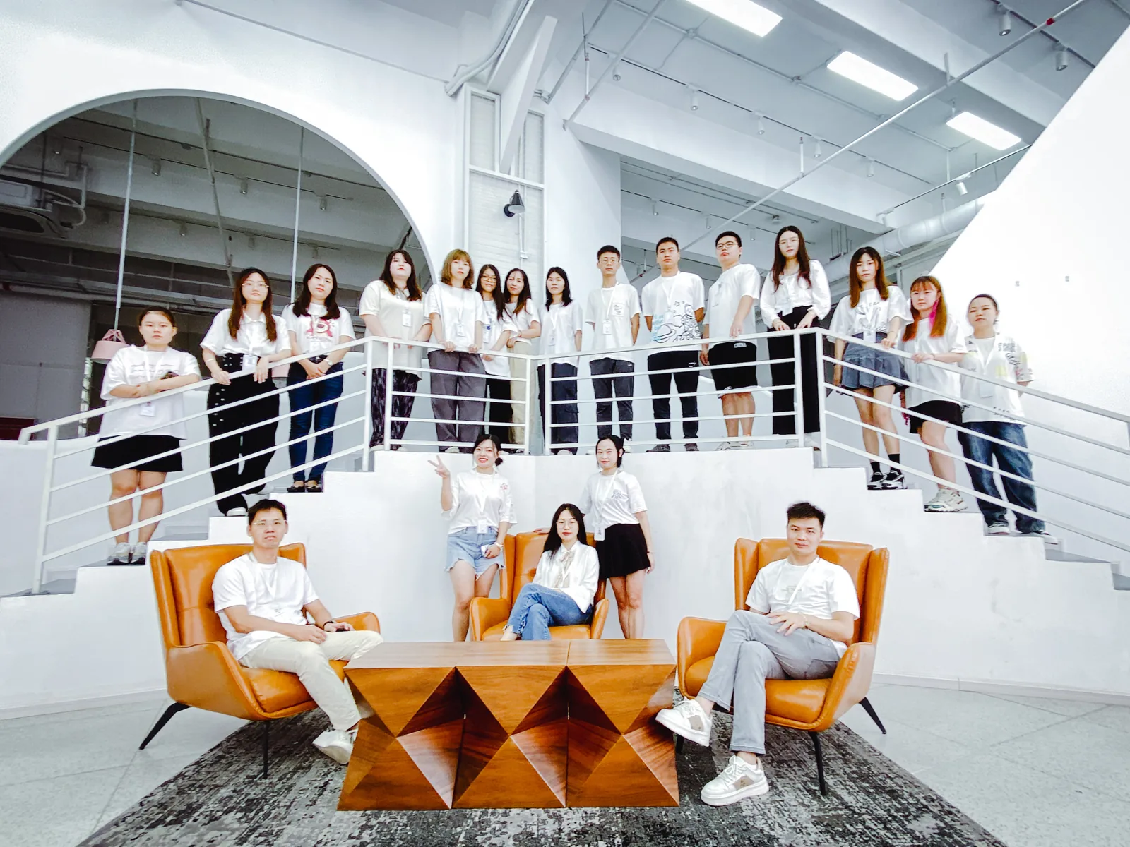 KSD team at the factory